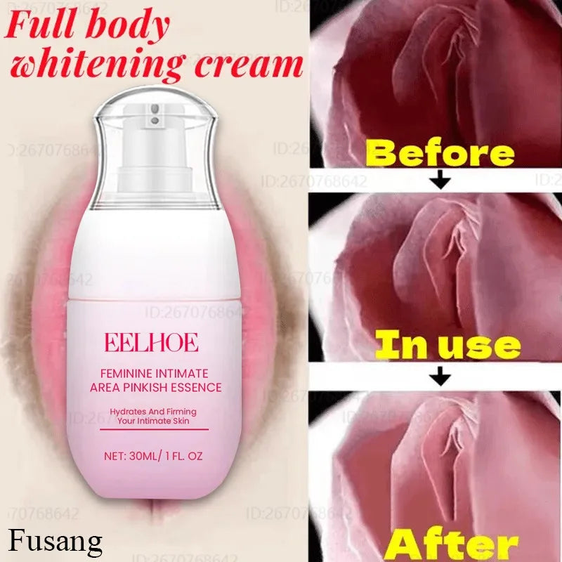 Inner Thigh Brightening Cream Private Parts Lighten Cream Intimate Area Armpit Knee Bleach Emulsion Underarm Brighten Skin Care.Crema iluminadora para el interior del muslo, crema para aclarar partes privadas